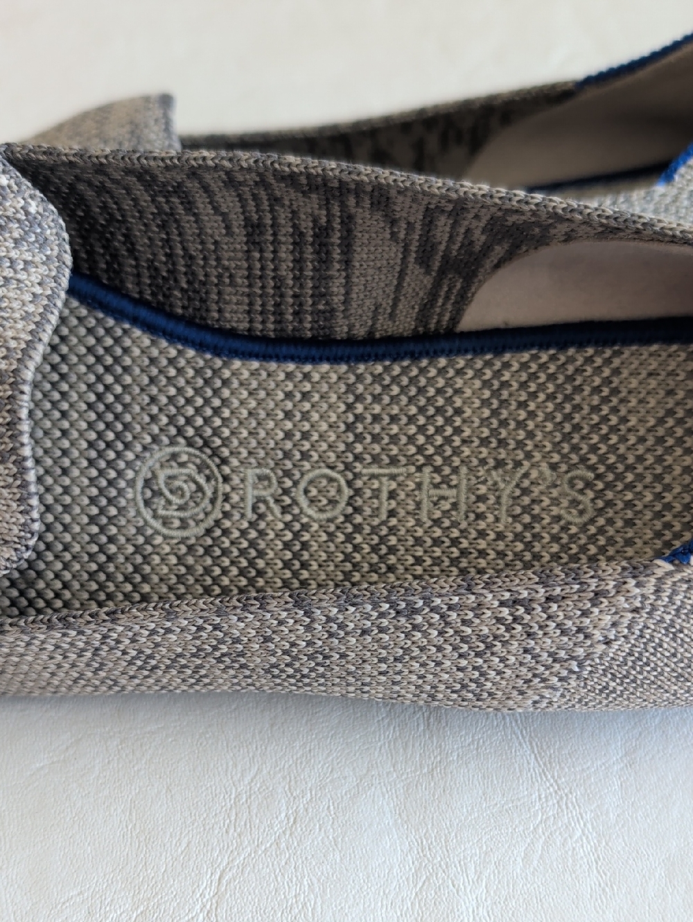 Rothy’s The Loafer in Gray & Blue Slip On Flats Women's Size 9 - Picture 6 of 9